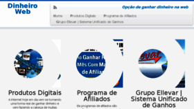 What Dinheiroweb.com.br website looked like in 2014 (9 years ago)