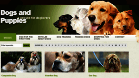 What Dogs-and-puppies.com website looked like in 2014 (9 years ago)
