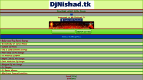 What Djnishad.tk website looked like in 2014 (9 years ago)