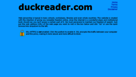 What Duckreader.com website looked like in 2014 (9 years ago)