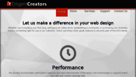 What Diligentcreators.com website looked like in 2014 (9 years ago)