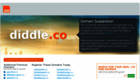 What Diddle.co website looked like in 2014 (9 years ago)