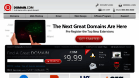 What Domain.info website looked like in 2014 (9 years ago)