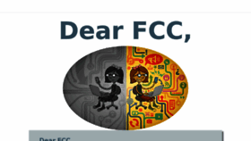What Dearfcc.org website looked like in 2015 (9 years ago)