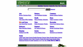 What Dmoz.org website looked like in 2015 (9 years ago)