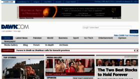 What Dawn.com.pk website looked like in 2011 (13 years ago)