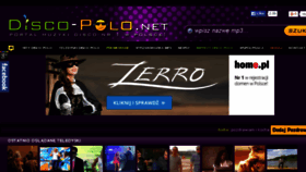 What Disco-polo.net website looked like in 2015 (9 years ago)