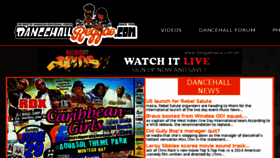 What Dancehallreggae.com website looked like in 2015 (9 years ago)