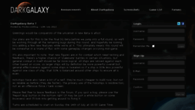 What Darkgalaxy.com website looked like in 2015 (9 years ago)