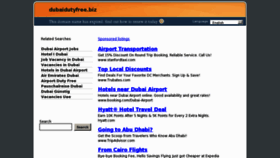 What Dubaidutyfree.biz website looked like in 2011 (13 years ago)