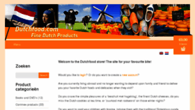 What Dutchfood.com website looked like in 2015 (9 years ago)