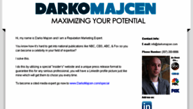 What Darkomajcen.com website looked like in 2015 (9 years ago)