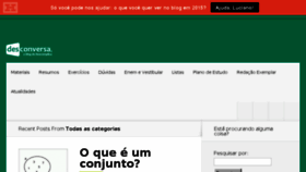 What Desconversa.com.br website looked like in 2015 (9 years ago)