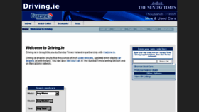 What Driving.ie website looked like in 2015 (9 years ago)