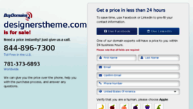 What Designerstheme.com website looked like in 2015 (9 years ago)