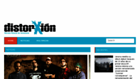 What Distorxion.com website looked like in 2015 (9 years ago)