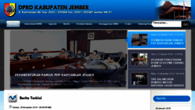What Dprd-jemberkab.go.id website looked like in 2015 (9 years ago)