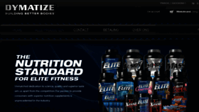 What Dymatize.es website looked like in 2015 (9 years ago)