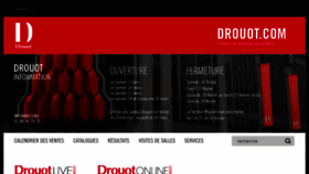 What Drouot.fr website looked like in 2015 (9 years ago)