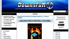 What Downsfull.net website looked like in 2015 (9 years ago)