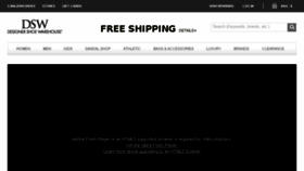 What Dsw.com website looked like in 2015 (9 years ago)