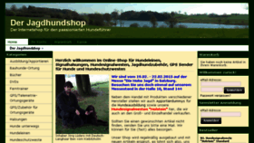 What Derjagdhundshop.de website looked like in 2015 (9 years ago)