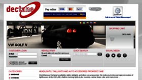 What Dectane-tuning.com website looked like in 2015 (9 years ago)