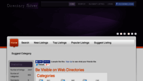 What Directorysilver.com website looked like in 2015 (9 years ago)
