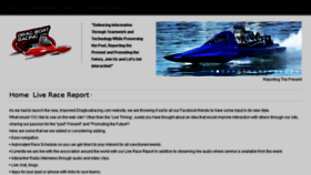 What Dragboatracing.com website looked like in 2015 (9 years ago)