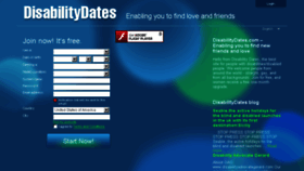 What Disabilitydates.com website looked like in 2015 (9 years ago)
