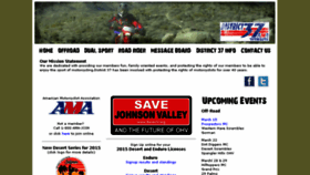 What District37ama.org website looked like in 2015 (9 years ago)
