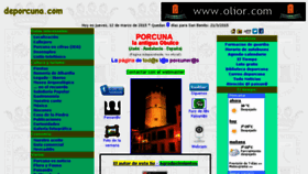 What Deporcuna.com website looked like in 2015 (10 years ago)