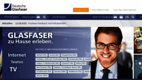 What Deutsche-glasfaser-hs.de website looked like in 2015 (9 years ago)