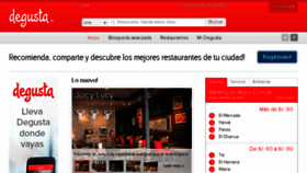 What Degusta.com.pe website looked like in 2015 (9 years ago)