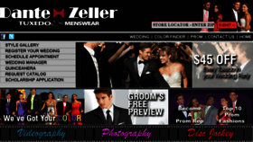 What Dantezeller.com website looked like in 2015 (9 years ago)