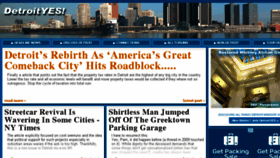 What Detroityes.com website looked like in 2015 (9 years ago)