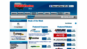 What Dealsrebates.com website looked like in 2015 (9 years ago)