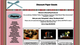 What Discountpapergoods.com website looked like in 2015 (9 years ago)