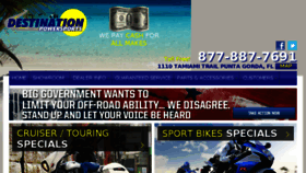 What Destination-powersports.com website looked like in 2015 (9 years ago)