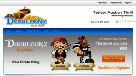 What Doubloonz.com website looked like in 2015 (9 years ago)