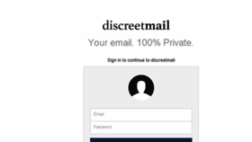 What Discreetmail.org website looked like in 2015 (9 years ago)