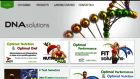 What Dna-solutions.it website looked like in 2015 (9 years ago)