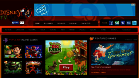 What Disneytvgames.com website looked like in 2015 (9 years ago)