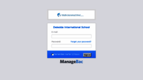 What Disgenoa.managebac.com website looked like in 2015 (9 years ago)
