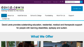 What Davidlewis.org.uk website looked like in 2015 (9 years ago)
