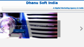 What Dhanusoft.com website looked like in 2015 (9 years ago)