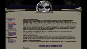 What Deadjournal.com website looked like in 2015 (9 years ago)