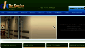 What Dekoolar.com website looked like in 2015 (9 years ago)