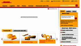 What Dhl.com.hn website looked like in 2015 (9 years ago)
