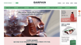 What Darphin.co.kr website looked like in 2015 (9 years ago)